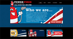 Desktop Screenshot of fewerfires.com